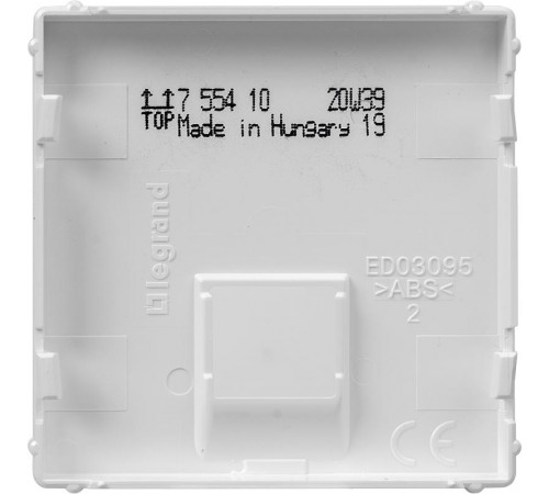 Valena LIFE Белый Накладка розетки ТЛФ/комп 1-ой  755410  Legrand