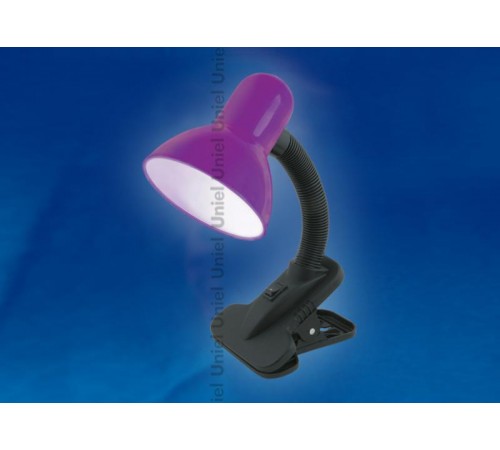 Светильник настольный TLI-222 цоколь E27 фиолетовый  09408  Uniel