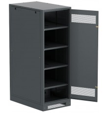 ITK LINEA B Шкаф (пустой) 1700х600мм дверь метал. чер.  LB05-17H69-M  ITK