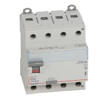 Выключатель дифференциальный (УЗО) DX3-ID 4п 63А 300мА тип AC  411724  Legrand