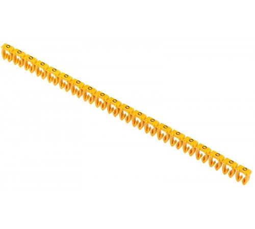 Маркер откр. тип KE 4-6мм2 символ "O" (200шт/упак)   UMK-KE3-O  IEK