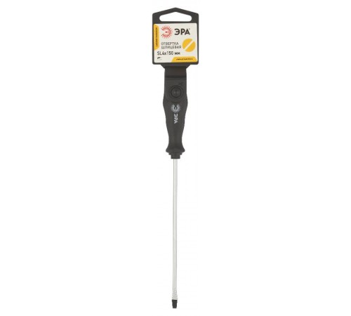 Отвертка SL 4х150 мм шлицевая двухкомпонентная рукоятка  Б0055859  ЭРА
