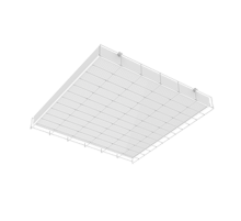 Светильник светодиодный S070 2.0 спортивный обр. учрежд. накладной 603*620*70 IP40 30 ВТ 4000К с призм. рас. V1-E0-00024-01PRA-4003040  VARTON