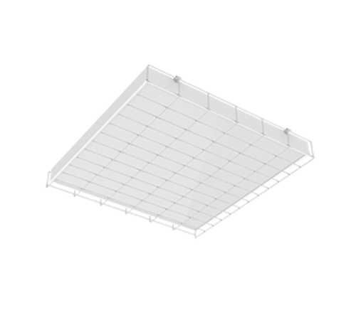 Светильник светодиодный S070 2.0 спортивный обр. учрежд. накладной 603*620*70 IP40 30 ВТ 4000К с призм. рас. V1-E0-00024-01PRA-4003040  VARTON