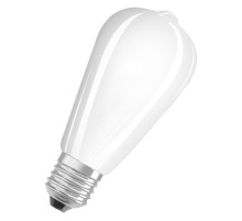 Лампа филаментная светодиодная PARATHOM ST64 470лм 4Вт 2700К E27 колба ST64 300° матов стекло 220-240В  4058075590595  OSRAM