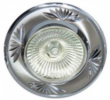 Светильник точечный встраиваемый под лампу DL246 MR16 50W G5.3 титан-хром/ TN-CH  17900  FERON