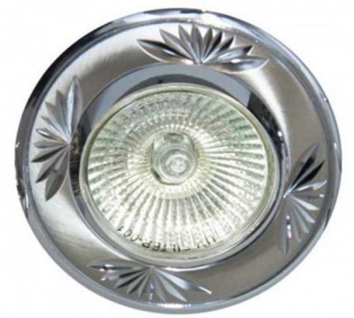 Светильник точечный встраиваемый под лампу DL246 MR16 50W G5.3 титан-хром/ TN-CH  17900  FERON