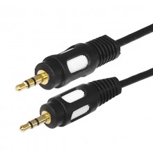 Шнур Стерео 3,5 мм штекер - Стерео 3,5 мм штекер, длина 1,5 метра (GOLD)  17-4112  REXANT
