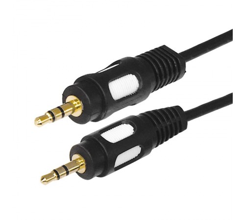 Шнур Стерео 3,5 мм штекер - Стерео 3,5 мм штекер, длина 1,5 метра (GOLD)  17-4112  REXANT