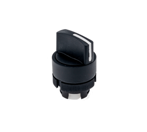 Головка переключателя короткая ручка, черный, 2 полож. фикс., пласт. MTB2-ED2  43273  ОВЕН