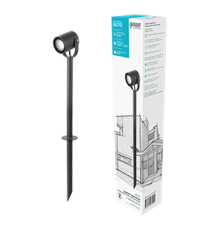 Светильник садово-парковый Gauss Sonata ландшафтный грунтовой, 1xGU10, 90x70x470mm, 170-240V / 50Hz, Max.35W IP54, 1/8   GD155   Gauss