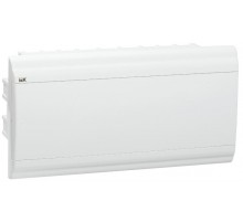 Корпус пластиковый встраиваемый на 18 модулей ЩРВ-П-18 IP41 (210х414х102мм) PRIME белая дверь  MKP82-V-18-WD-41-10  IEK