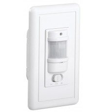 Датчик движения ДД 028 белый, макс. нагрузка 1200Вт, угол обзора 140град., дальность 9м, IP20,  LDD12-028-1200-001  IEK