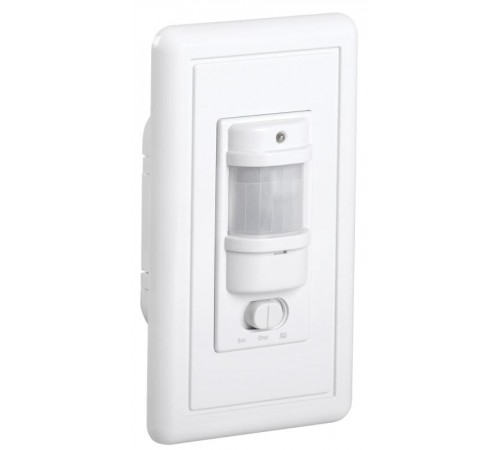 Датчик движения ДД 028 белый, макс. нагрузка 1200Вт, угол обзора 140град., дальность 9м, IP20,  LDD12-028-1200-001  IEK