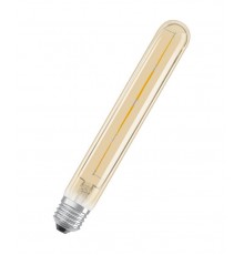 Лампа светодиодная филаментная Vintage 1906 LED CL Tubular FIL GOLD 35 non-dim 5W/824 E27  4058075808188  Osram