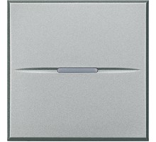 Axolute Переключатель промежуточный 1Р 16 А 250 В~ 2 модуля, винтовые клеммы, дизайн AXIAL, алюминий  HC4004/2  Legrand