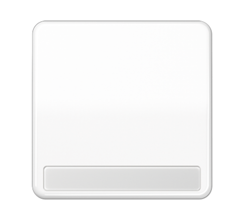 Клавиша для выключателя и кнопки, с полем для надписи; белая  CD590NABFWW  Jung