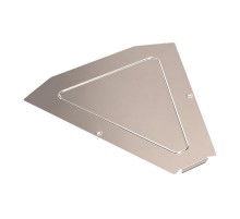 Крышка угла горизонтального 45 градусов Стандарт INOX (AISI 409) 600  PR16.3492  Промрукав