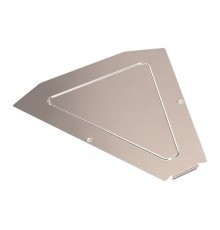 Крышка угла горизонтального 45 градусов Стандарт INOX (AISI 409) 600  PR16.3492  Промрукав