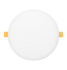 Светодиодный встраиваемый даунлайт безрамочный ДВО 1108 круглый 24Вт 4000K IP20 LUMA  DLL-1108-R-24-4000  EKF