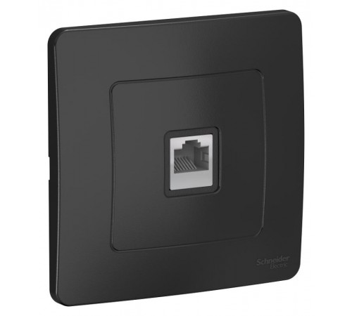 Blanca Антрацит С/У Розетка компьютерная RJ45  BLNIS045006  SE