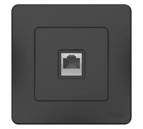 Blanca Антрацит С/У Розетка компьютерная RJ45  BLNIS045006  SE