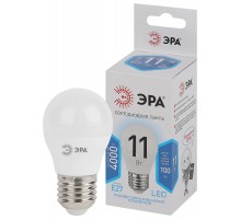 Лампа светодиодная LED 11Вт Е27 4000К smd P45-11w-840-E27  Б0032989  ЭРА