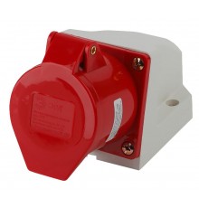 Розетка стационарная наружная 124 3Р+РЕ 32А 380В IP44  Б0032878  ЭРА