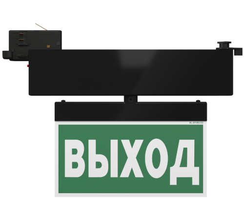 Световой указатель аварийного освещения BS-CANOE-71-S1 LED Black  a20991  Белый свет