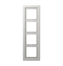 Рамка 4-кратная; светло-серая  LSD984LG  Jung