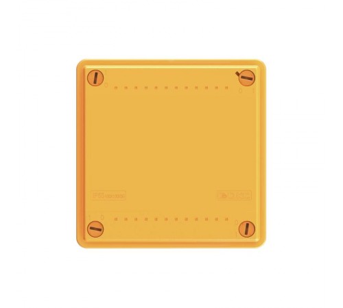 Коробка распределительная пластиковая FS огн., IP56,100х100х50мм, 6р, 450V,6A, 4мм.кв с гладкими стенками и клеммниками  FSB10604  DKC