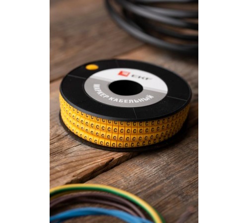 Маркер-кабельный 2,5кв.мм "C" (1000шт.) (ЕС-1) EKF PROxima  plc-KM-2.5-C  EKF