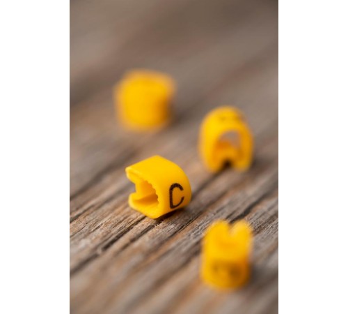 Маркер-кабельный 2,5кв.мм "C" (1000шт.) (ЕС-1) EKF PROxima  plc-KM-2.5-C  EKF