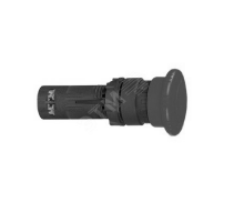 Кнопка грибовидная OptiSignal Compact D22 C7-PM-211 черная 1НО+1НЗ   362125  КЭАЗ