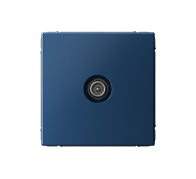 ArtGallery Аквамарин Розетка TV проходная 4DB, механизм  GAL001192  SE