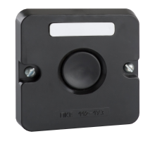 Пост кнопочный ПКЕ 112-1-У3-IP40 (черная кнопка)  150731  КЭАЗ