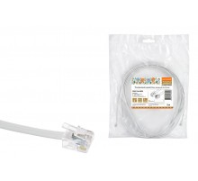 Телефонный удлинитель народный 5м, белый  SQ0116-0003  TDM