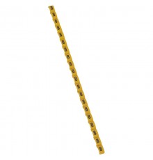 Маркер Duplix - чёрная маркировка на желтом фоне - заглавная буква B  038411  Legrand