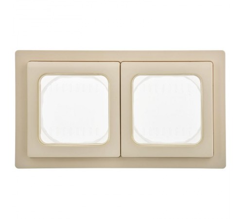 FLITE Рамка 2-местная IP55 Рпро-2-55-ФлСл сливочный  FI-M20-32-55-K86  IEK