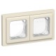 FLITE Рамка 2-местная IP55 Рпро-2-55-ФлСл сливочный  FI-M20-32-55-K86  IEK