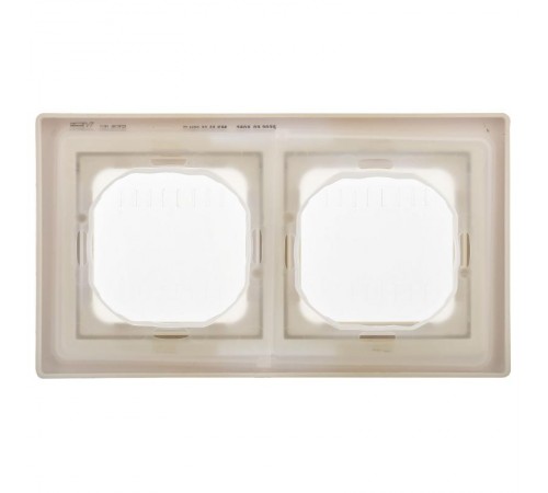 FLITE Рамка 2-местная IP55 Рпро-2-55-ФлСл сливочный  FI-M20-32-55-K86  IEK