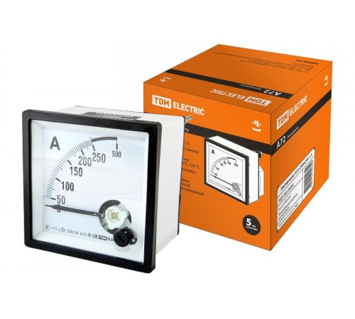Амперметр А72   250А/5А-1.5   SQ1102-0058  TDM