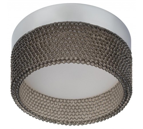 Cветильник встраиваемый под лампу GX53 DK97 CH/BK хром черный  Б0057462  ЭРА