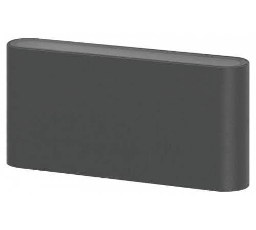 Декоративная подсветка WL41 GR светодиодная 10Вт 3500К серый IP54 для интерьера, фасадов зданий  Б0054418  ЭРА