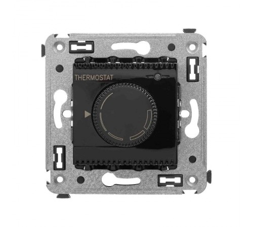 Термостат для теплых полов в стену, "Avanti", "Черный квадрат"  4402163  DKC