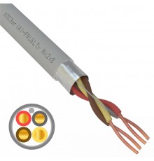 Кабель огнестойкий REXANT КПСЭнг(А)-FRLSLTx 2x2x0,50 мм, бухта 200 м 01-4937-1  REXANT