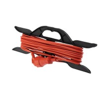 Удлинитель-шнур на рамке ПВС 2х0.75, 10 м, б/з, 6 А, 1300 Вт, IP20, оранжевый (Сделано в России)  11-7111  PROconnect