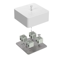 Коробка огнестойкая для кабель-канала Е15-Е120 75х75х30 IP42  8p, 2.5 мм.кв. 40-0450-FR2.5-8  Промрукав