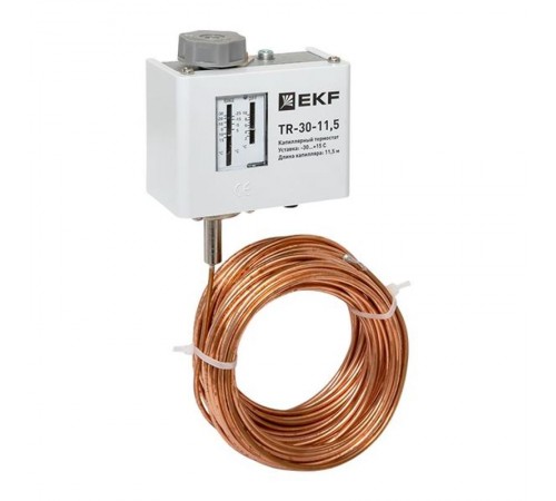 Реле температуры (термостат) капилляр 11,5 метра EKF  TR-30-11,5  EKF