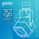 Светильник трековый однофазный под лампу GU10 220V IP20 60*145мм белый куб  TR010  Gauss